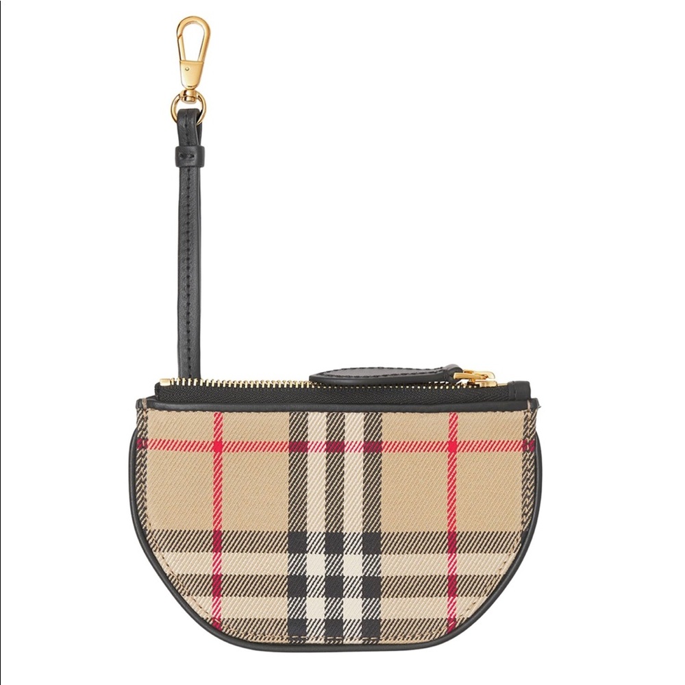 BURBERRY Vintage Check Olympia Coin Purse